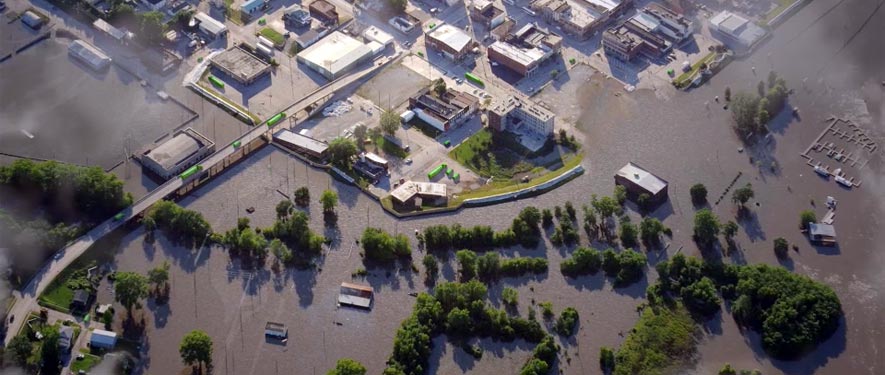 Downtown St. Paul, MN commercial storm cleanup